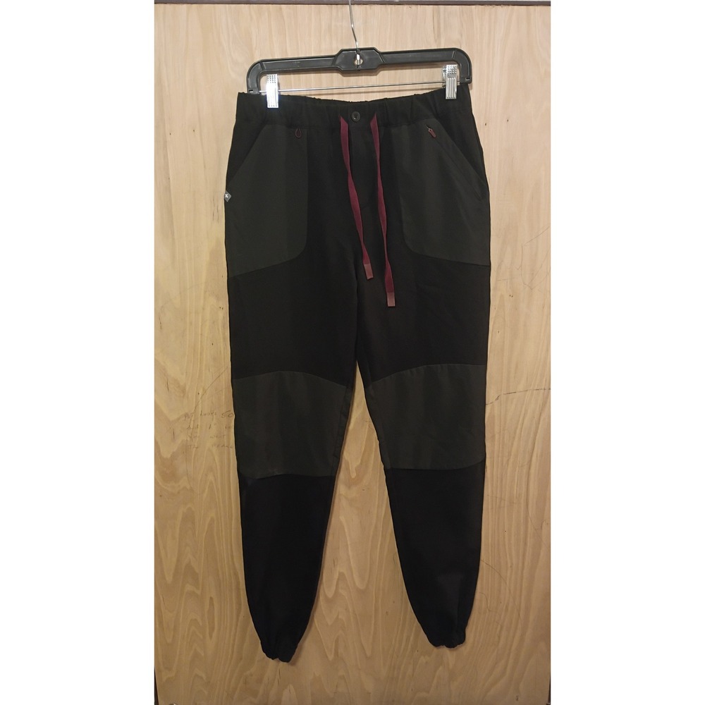 Disney FIGS Mickey Mouse Scrub Pants Black Joggers Mens XS Hospital Workwear.